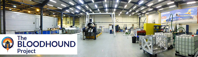 The Bloodhound assembly takes centre stage on the production floor